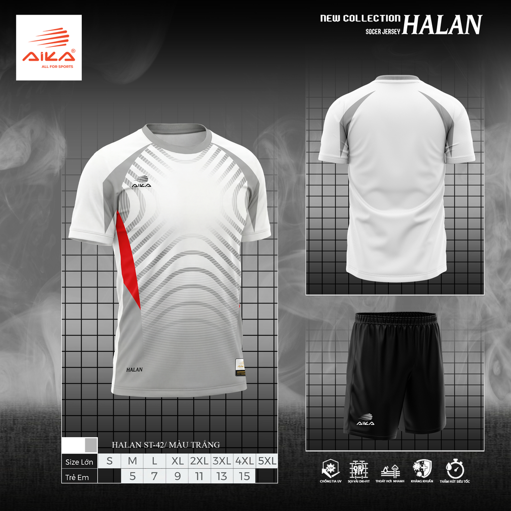 Quần Áo Bóng Đá Aika Siêu Tốc 42 - HALAN