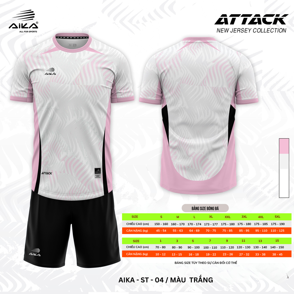 Quần Áo Bóng Đá Aika Siêu Tốc 07 - ATTACK