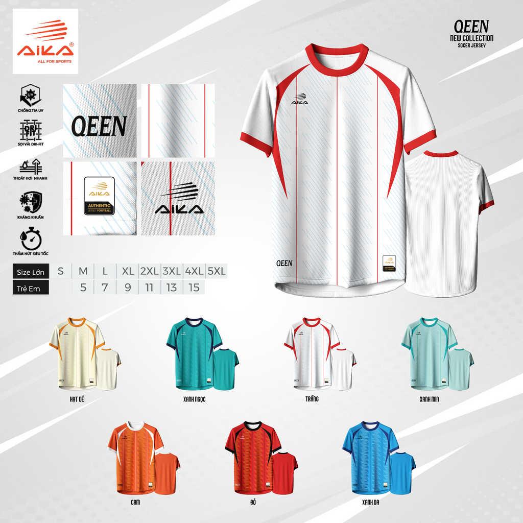 Quần Áo Bóng Đá Aika Siêu Tốc 40 - QEEN