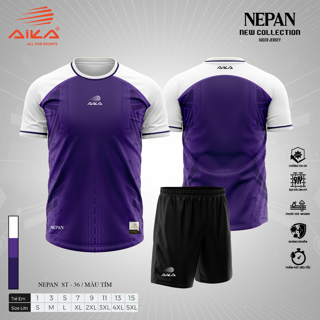 Quần Áo Bóng Đá Aika Siêu Tốc 36 - NEPAN
