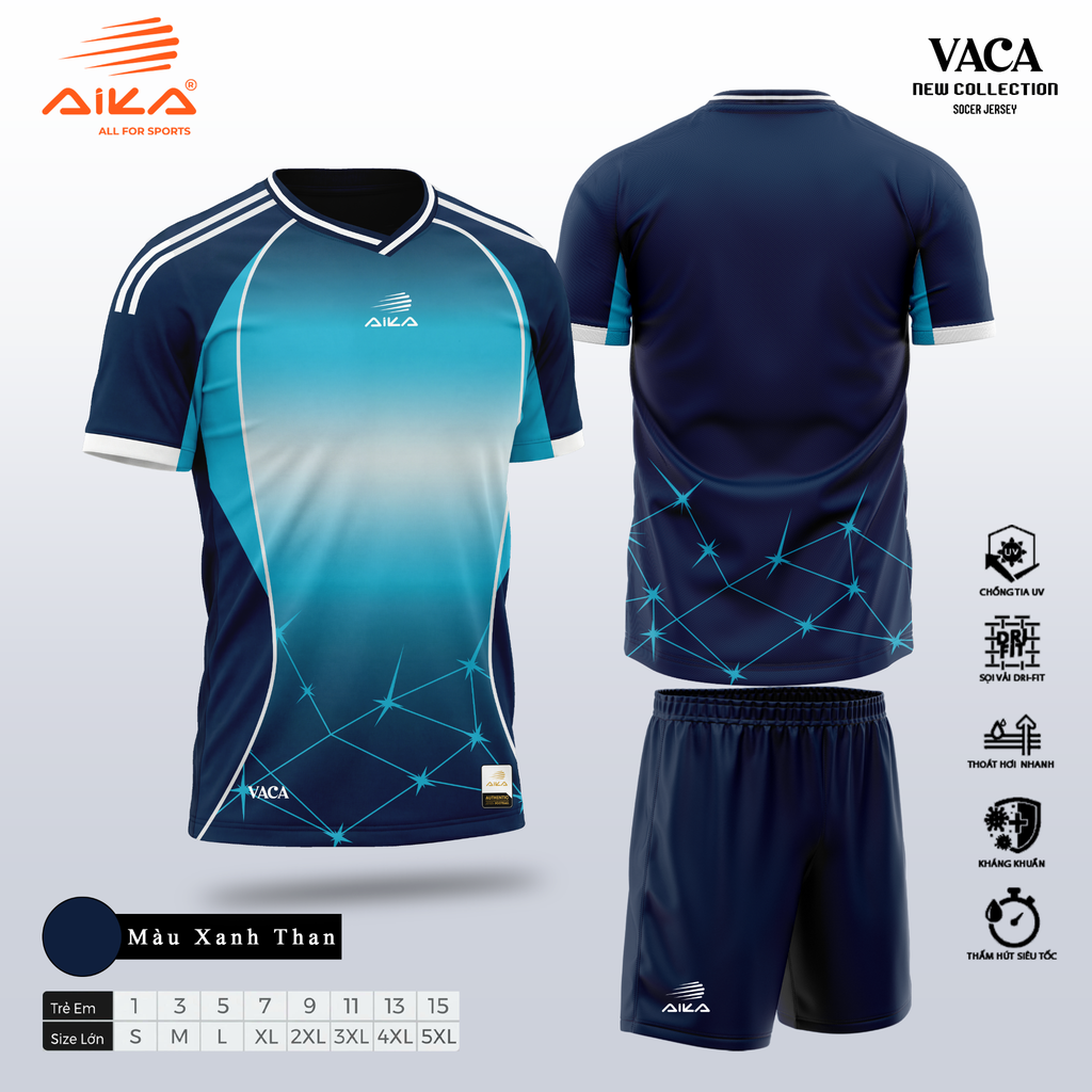 Quần Áo Bóng Đá Aika Siêu Tốc 34 - VACA