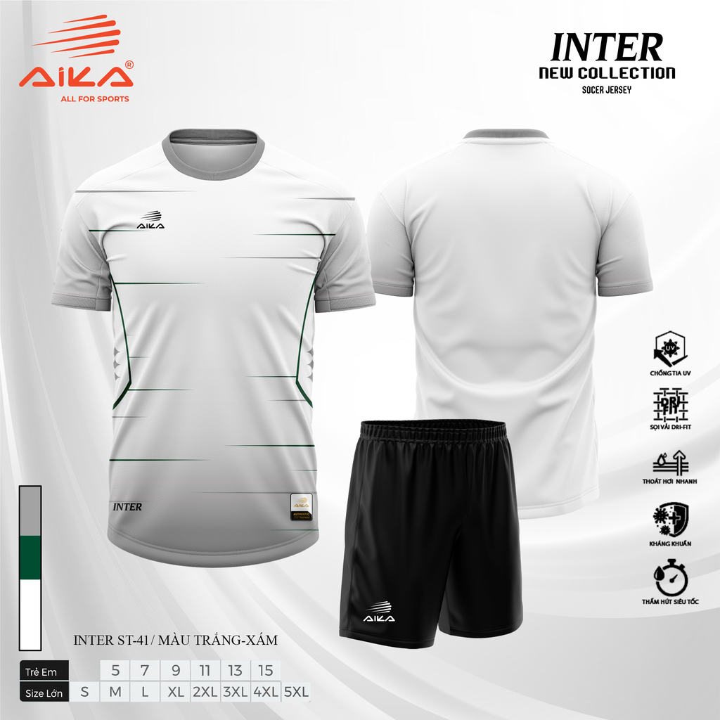 Quần Áo Bóng Đá Aika Siêu Tốc 41 - INTER