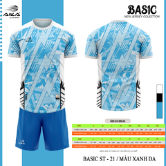Quần Áo Bóng Đá Aika Siêu Tốc 21 - BASIC