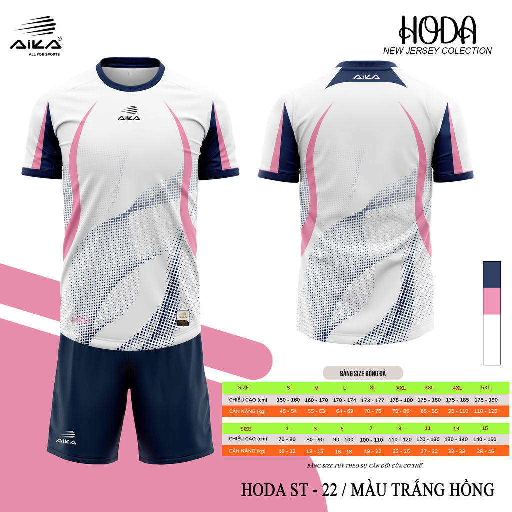 Quần Áo Bóng Đá Aika Siêu Tốc 22 - HODA