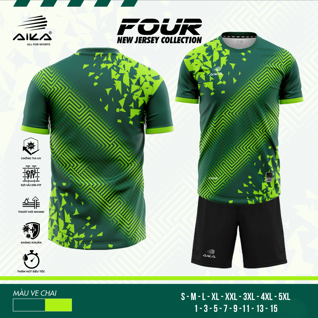 Quần Áo Bóng Đá Aika Siêu Tốc 14 - FOUR