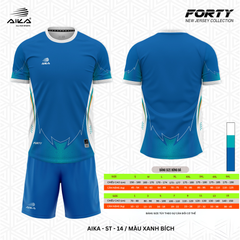 Quần Áo Bóng Đá Aika Siêu Tốc 10 - FORTY