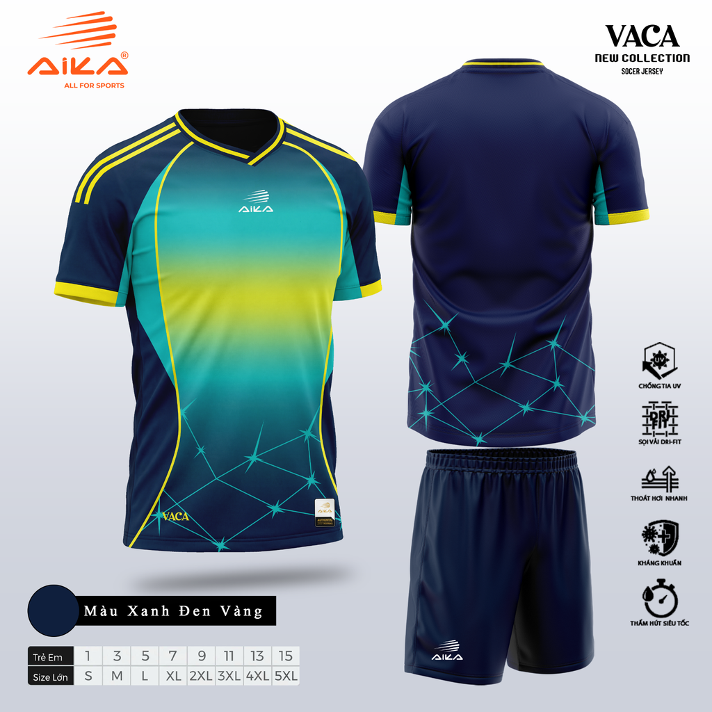 Quần Áo Bóng Đá Aika Siêu Tốc 34 - VACA