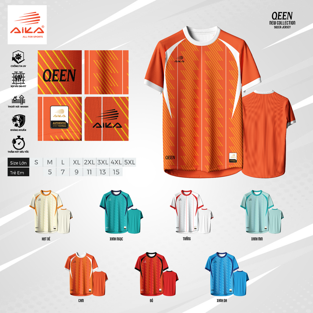 Quần Áo Bóng Đá Aika Siêu Tốc 40 - QEEN