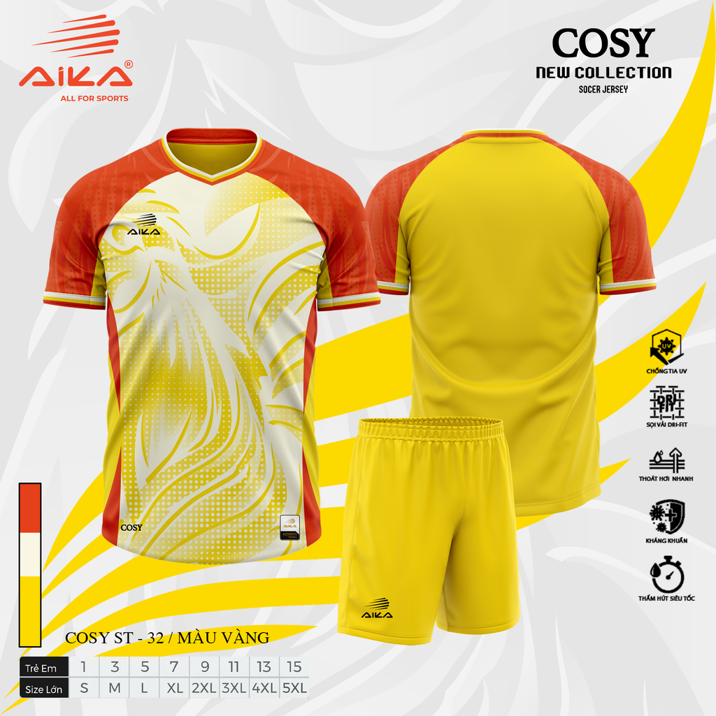 Quần Áo Bóng Đá Aika Siêu Tốc 32  - COSY