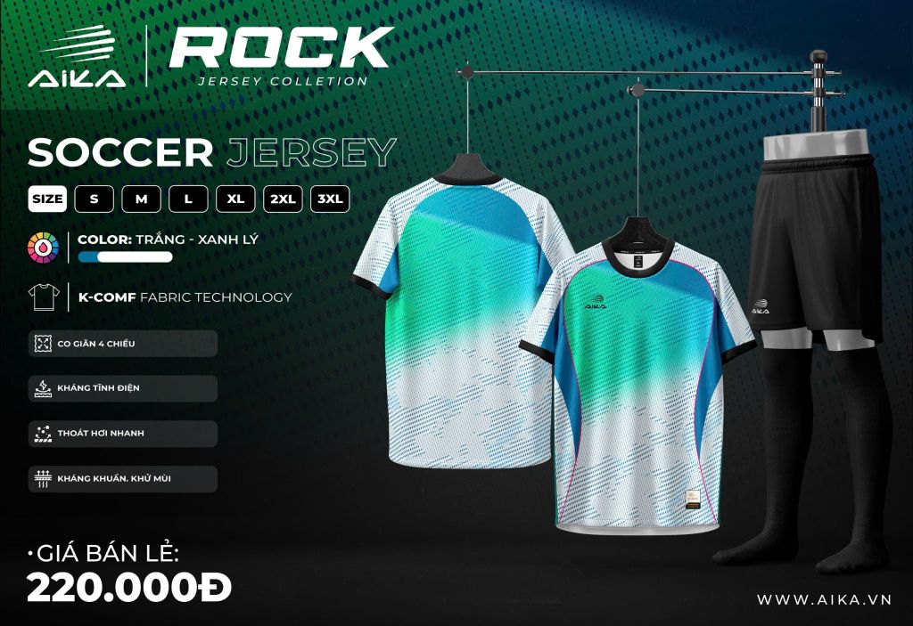 Quần Áo Bóng Đá Aika Siêu Tốc 25 - ROCK