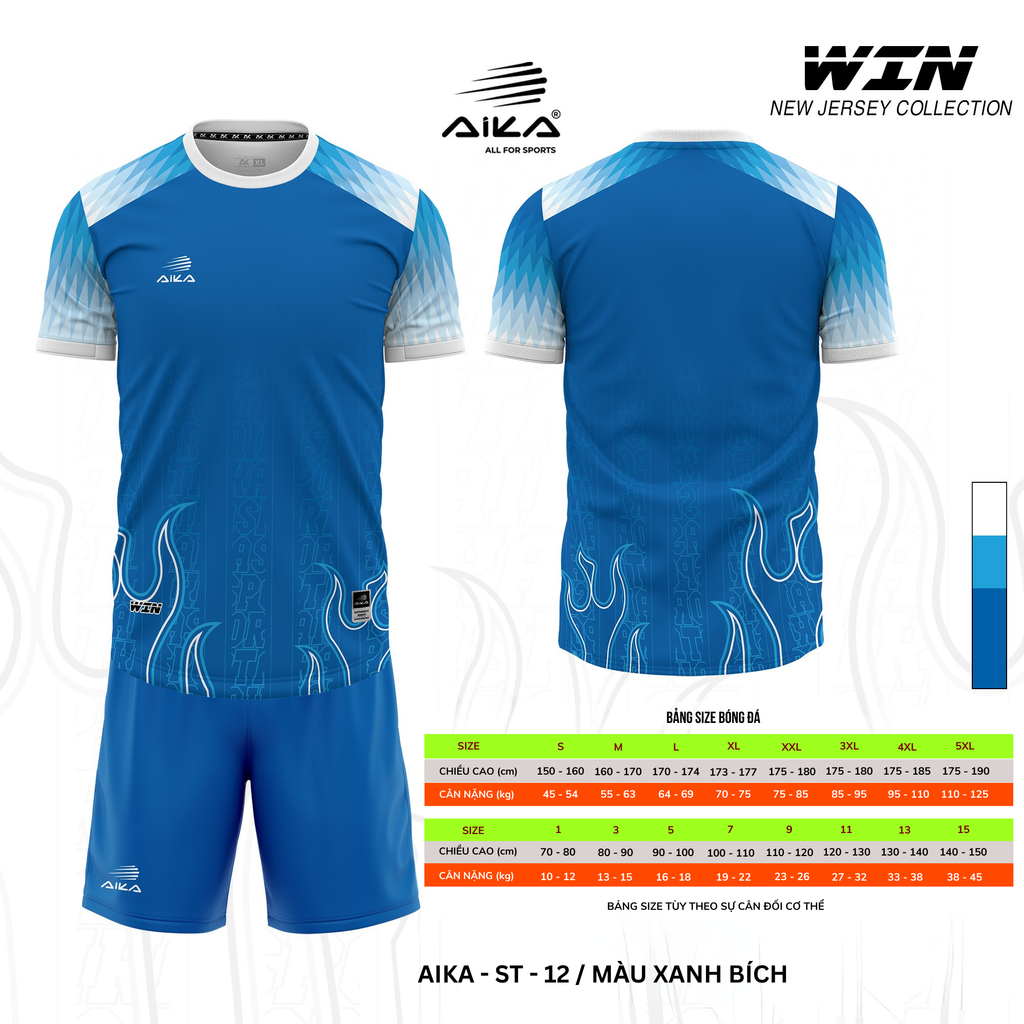 Quần Áo Bóng Đá Aika Siêu Tốc 18 - WIN