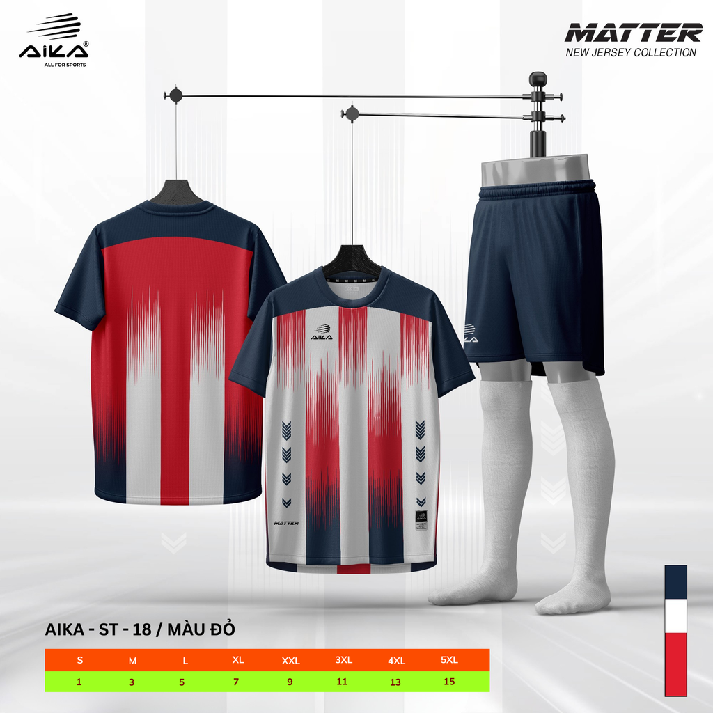 Quần Áo Bóng Đá Aika Siêu Tốc 11 - MATTER