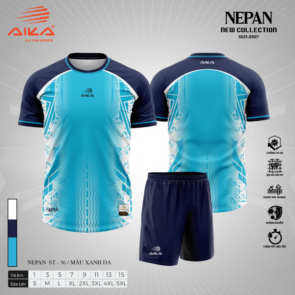 Quần Áo Bóng Đá Aika Siêu Tốc 36 - NEPAN
