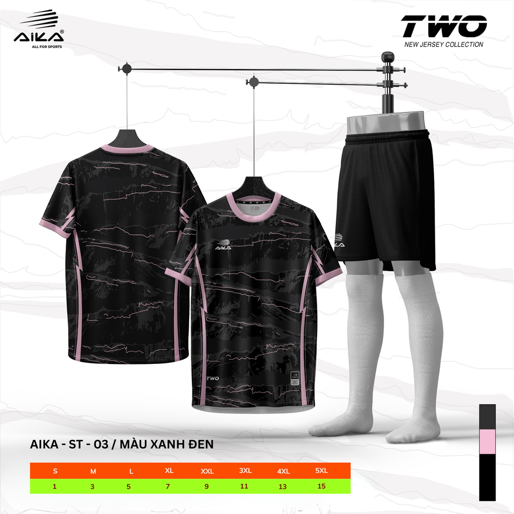 Quần Áo Bóng Đá Aika Siêu Tốc 02 - TWO