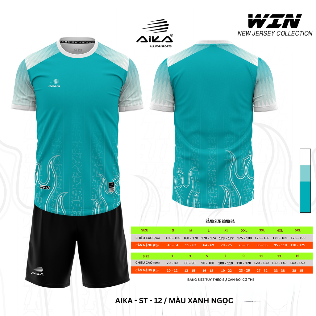 Quần Áo Bóng Đá Aika Siêu Tốc 18 - WIN