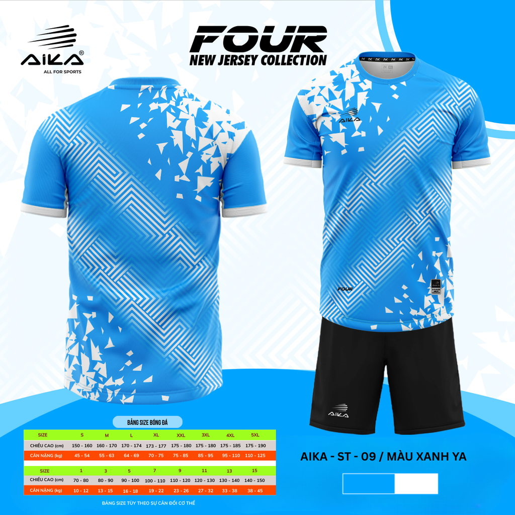 Quần Áo Bóng Đá Aika Siêu Tốc 14 - FOUR