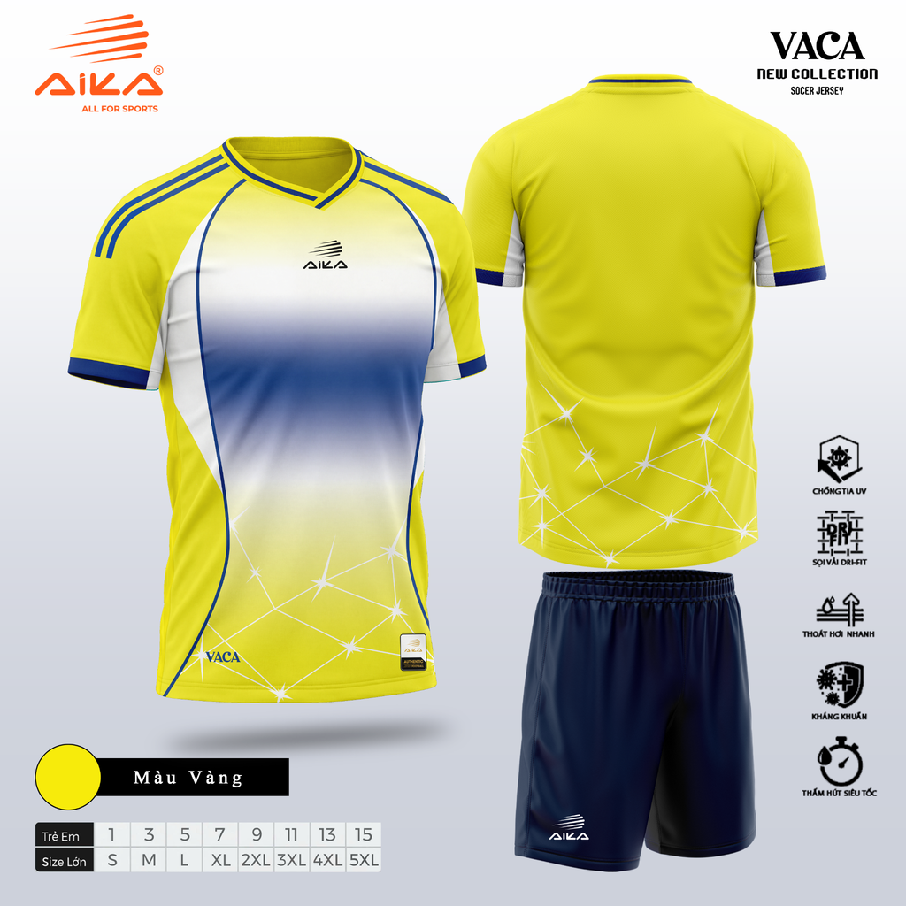 Quần Áo Bóng Đá Aika Siêu Tốc 34 - VACA