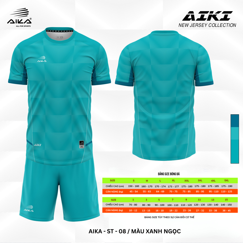 Quần Áo Bóng Đá Aika Siêu Tốc 12 - AIKI