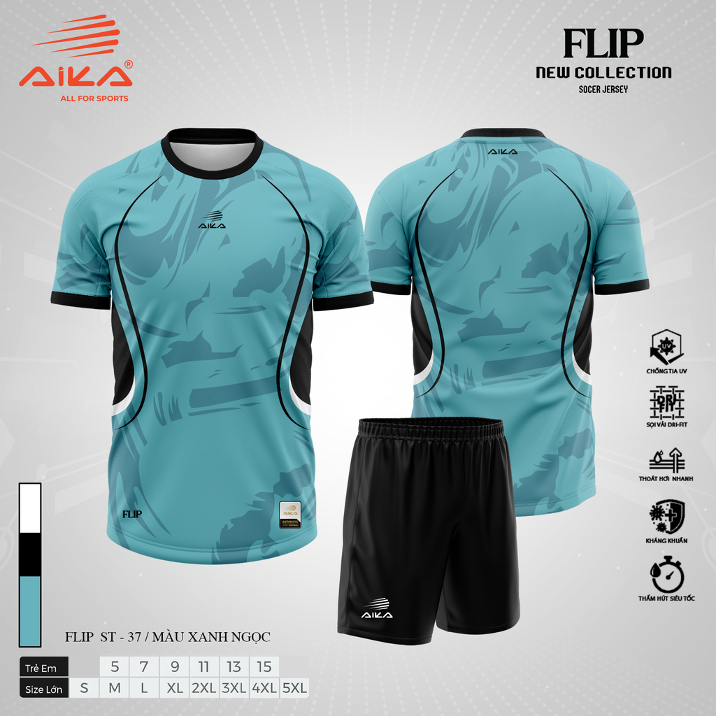 Quần Áo Bóng Đá Aika Siêu Tốc 37 -FLIP