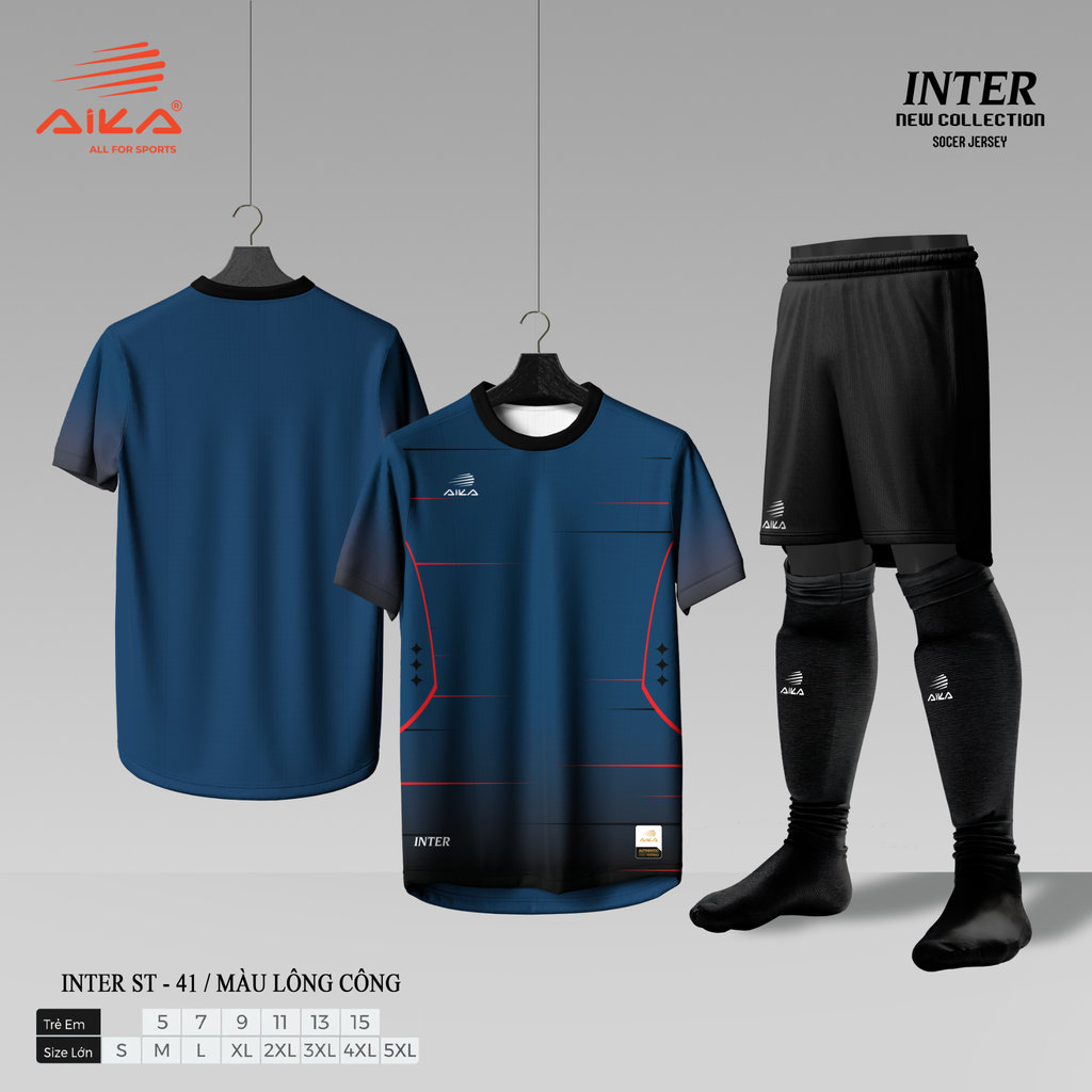 Quần Áo Bóng Đá Aika Siêu Tốc 41 - INTER