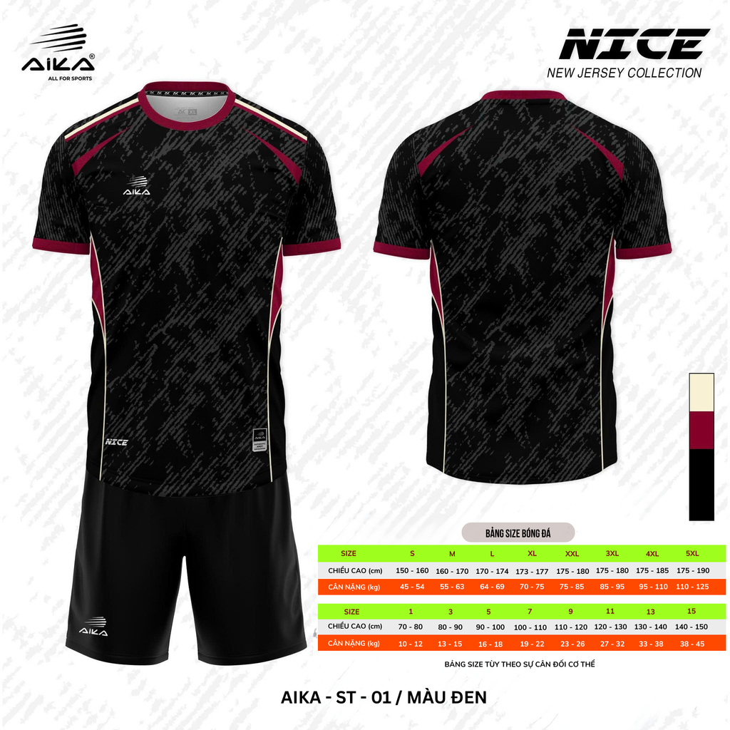 Quần Áo Bóng Đá Aika Siêu Tốc 01 -  NICE