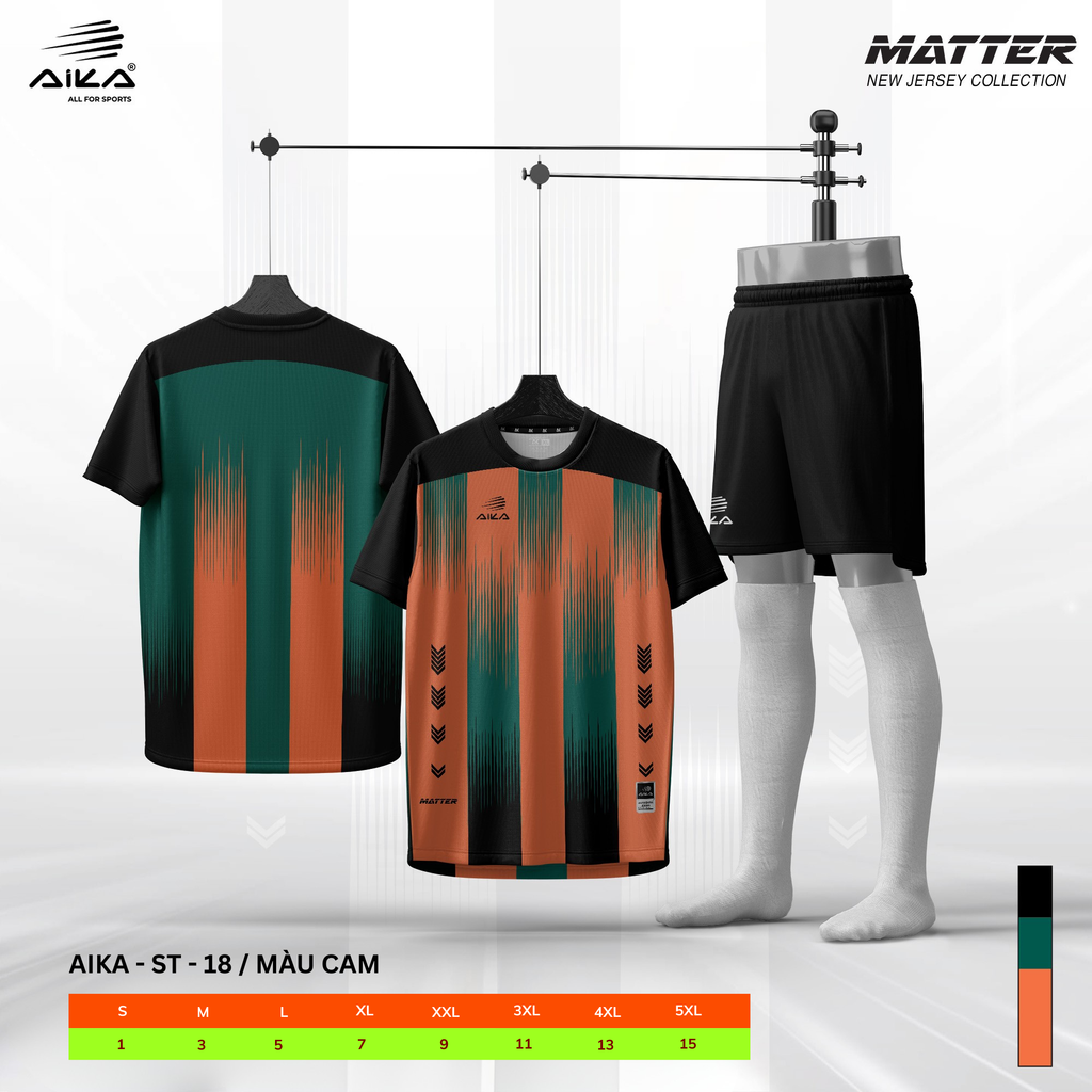Quần Áo Bóng Đá Aika Siêu Tốc 11 - MATTER