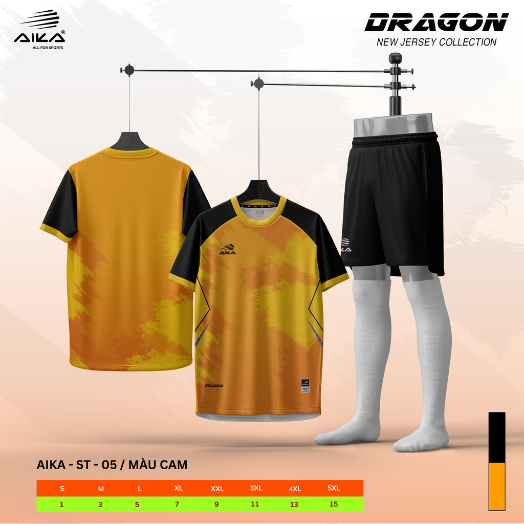 Quần Áo Bóng Đá Aika Siêu Tốc 06 - DRAGON