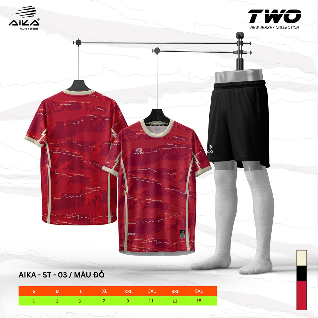 Quần Áo Bóng Đá Aika Siêu Tốc 02 - TWO