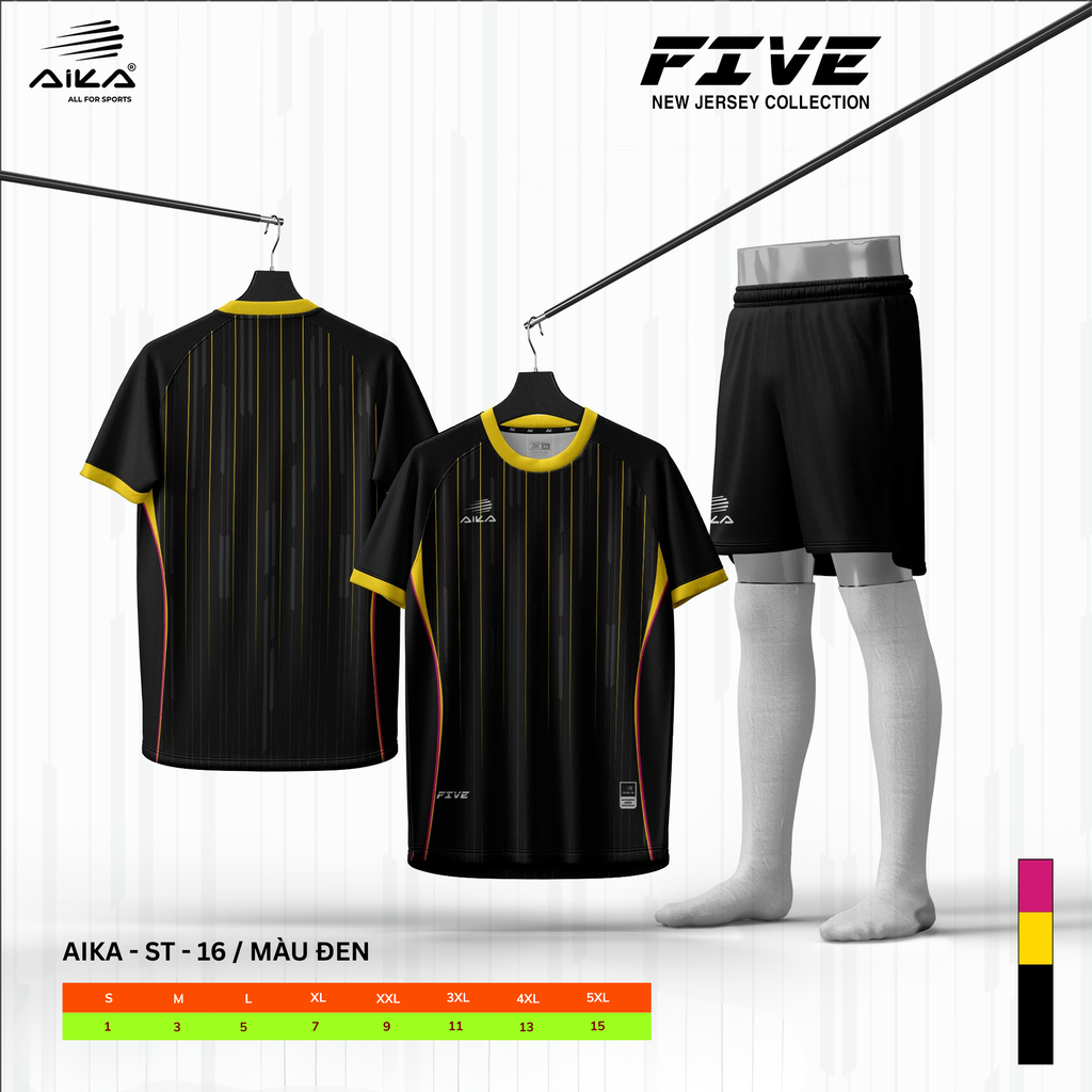 Quần Áo Bóng Đá Aika Siêu Tốc 05 - FIVE