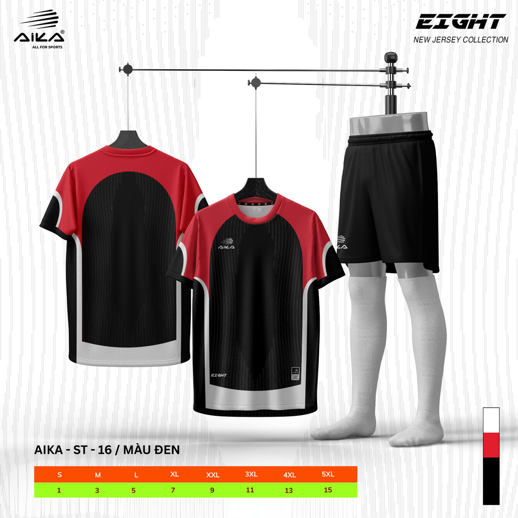 Quần Áo Bóng Đá Aika Siêu Tốc 09 - EIGHT