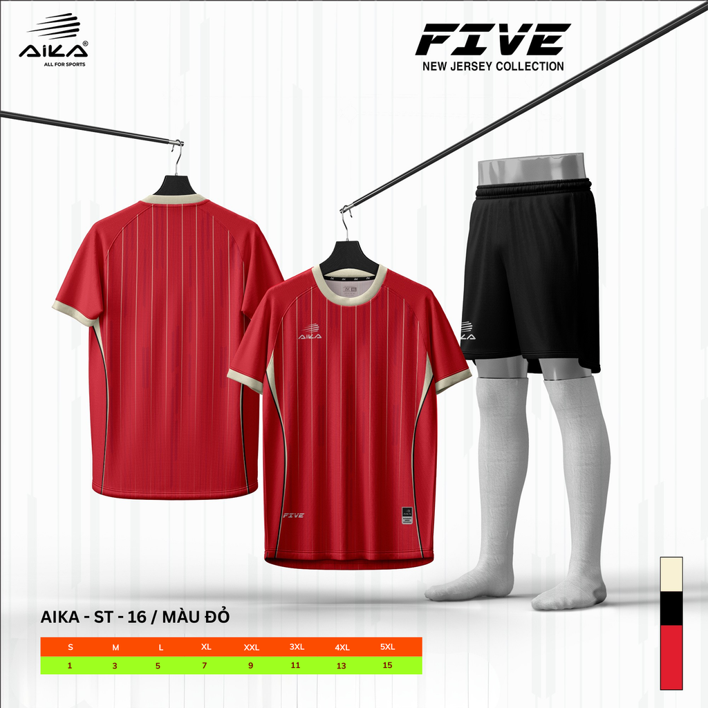 Quần Áo Bóng Đá Aika Siêu Tốc 05 - FIVE