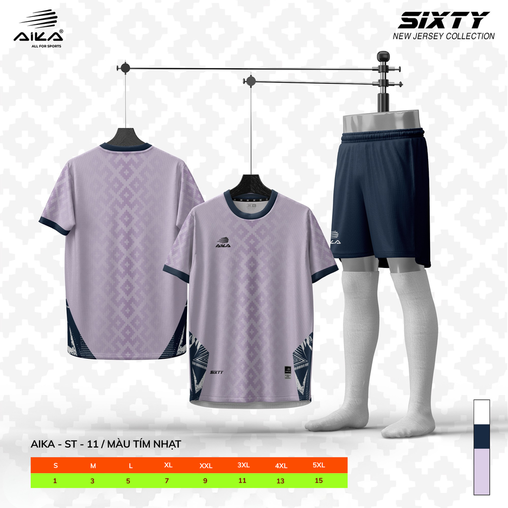 Quần Áo Bóng Đá Aika Siêu Tốc 15 - SIXTY