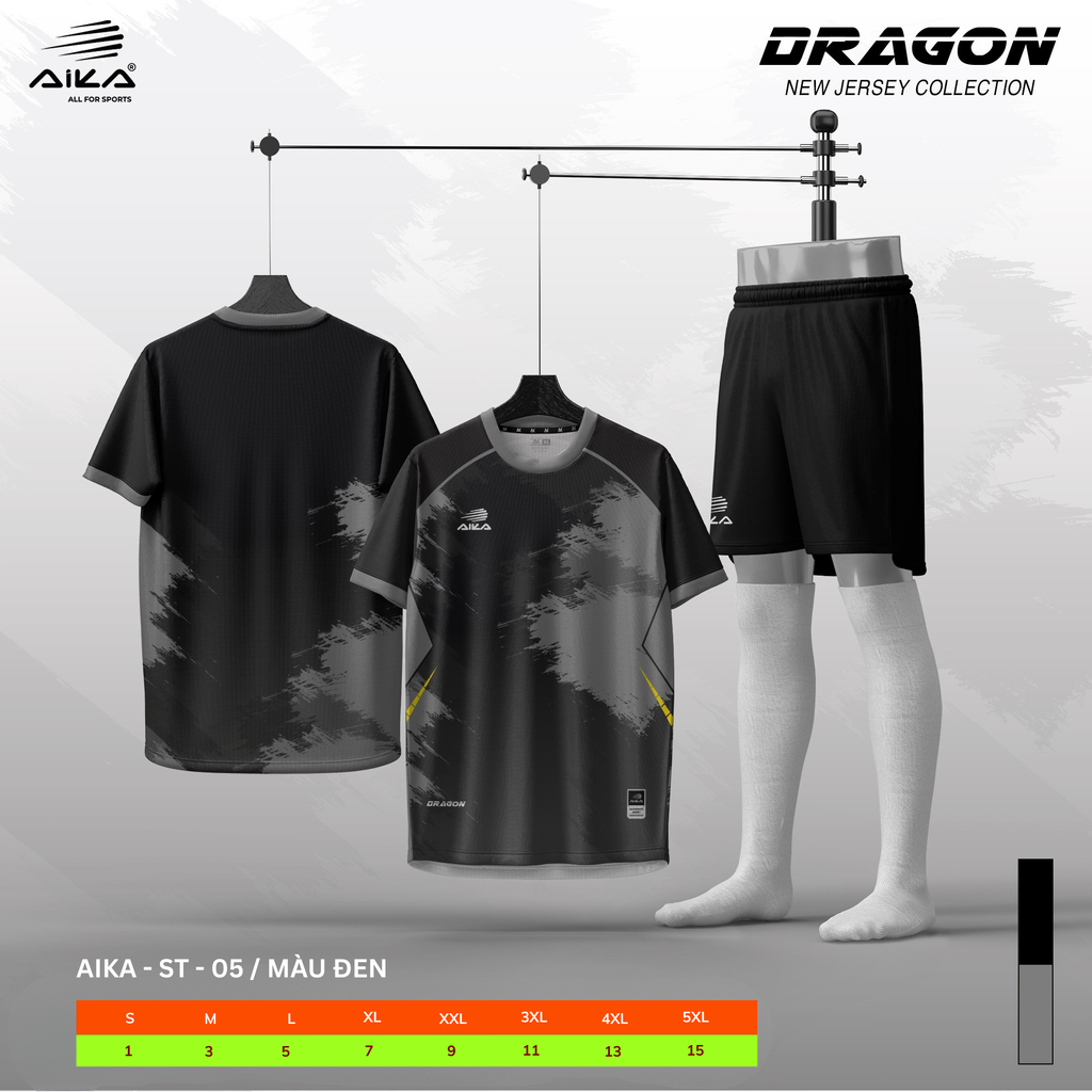 Quần Áo Bóng Đá Aika Siêu Tốc 06 - DRAGON