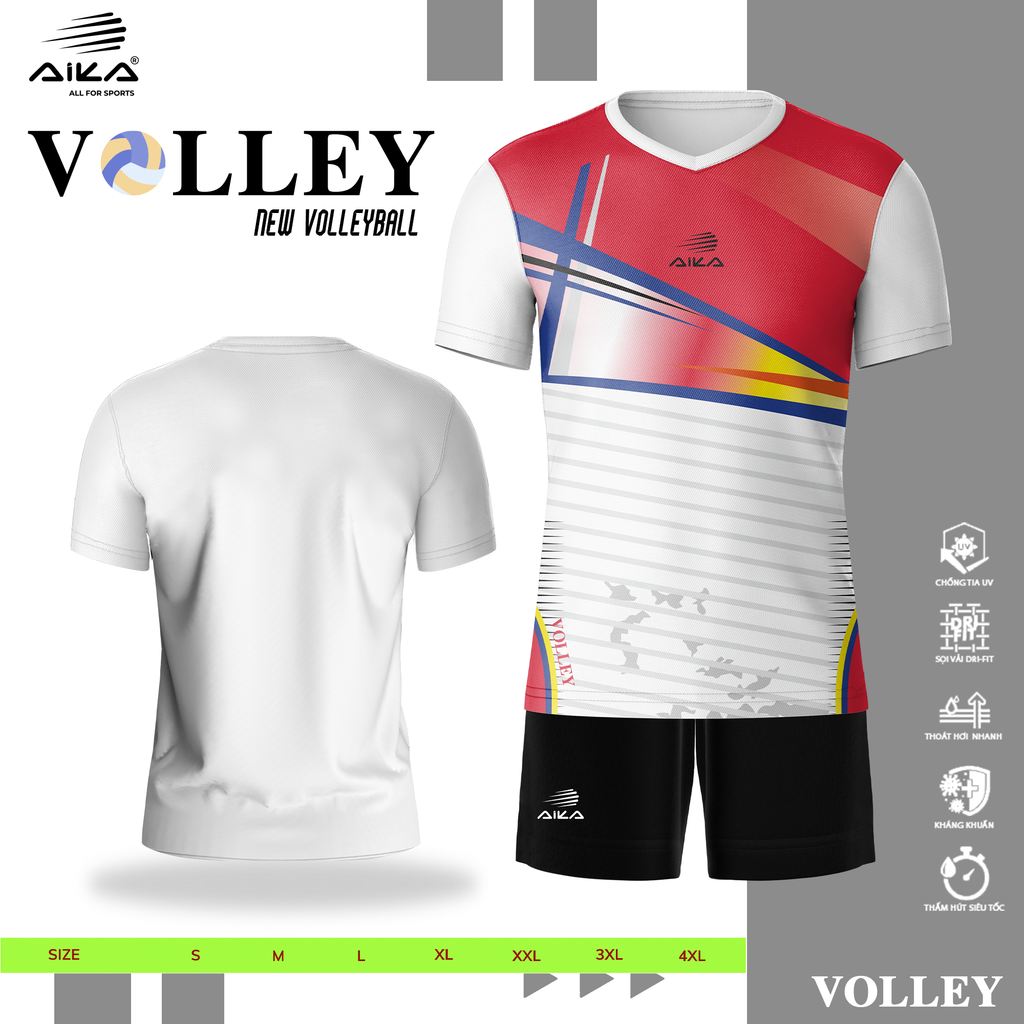 Quần Áo Bóng Chuyền Aika Siêu Tốc 01 - VOLLEY