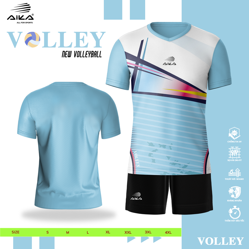 Quần Áo Bóng Chuyền Aika Siêu Tốc 01 - VOLLEY
