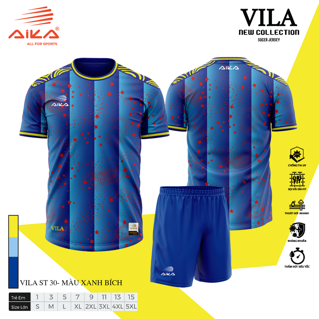 Quần Áo Bóng Đá Aika Siêu Tốc 30  - VILA