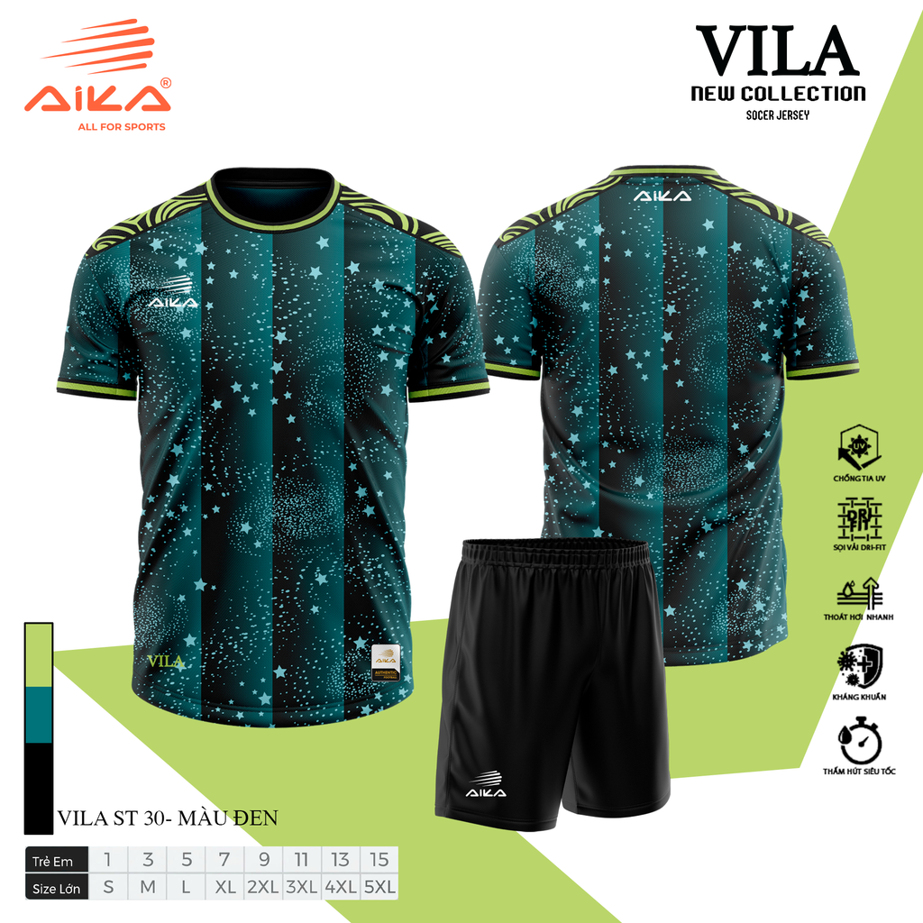 Quần Áo Bóng Đá Aika Siêu Tốc 30  - VILA