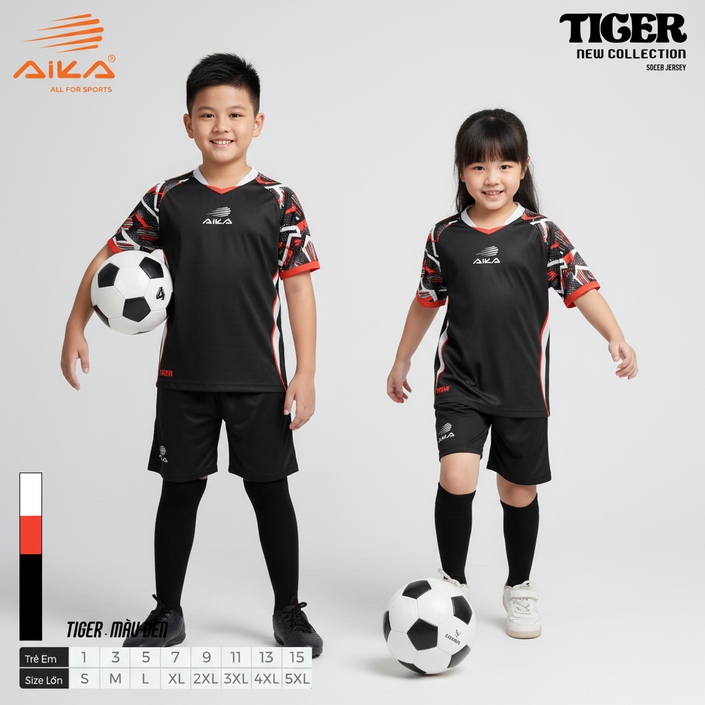 Quần Áo Bóng Đá Aika Siêu Tốc 23 - TIGER