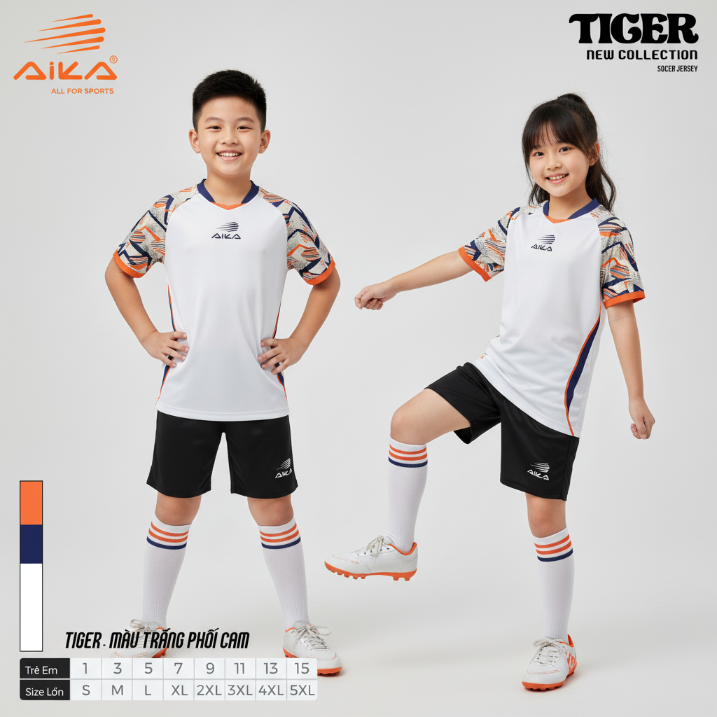 Quần Áo Bóng Đá Aika Siêu Tốc 23 - TIGER