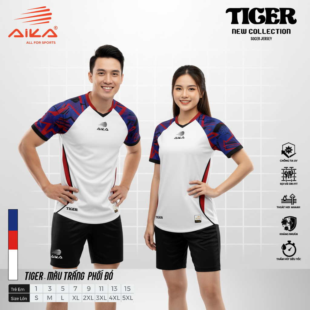 Quần Áo Bóng Đá Aika Siêu Tốc 23 - TIGER