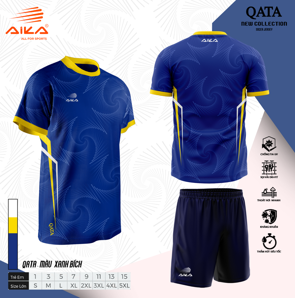 Quần Áo Bóng Đá Aika Siêu Tốc 29  - QATA