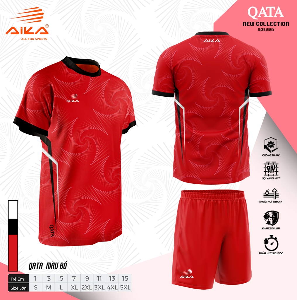 Quần Áo Bóng Đá Aika Siêu Tốc 29  - QATA