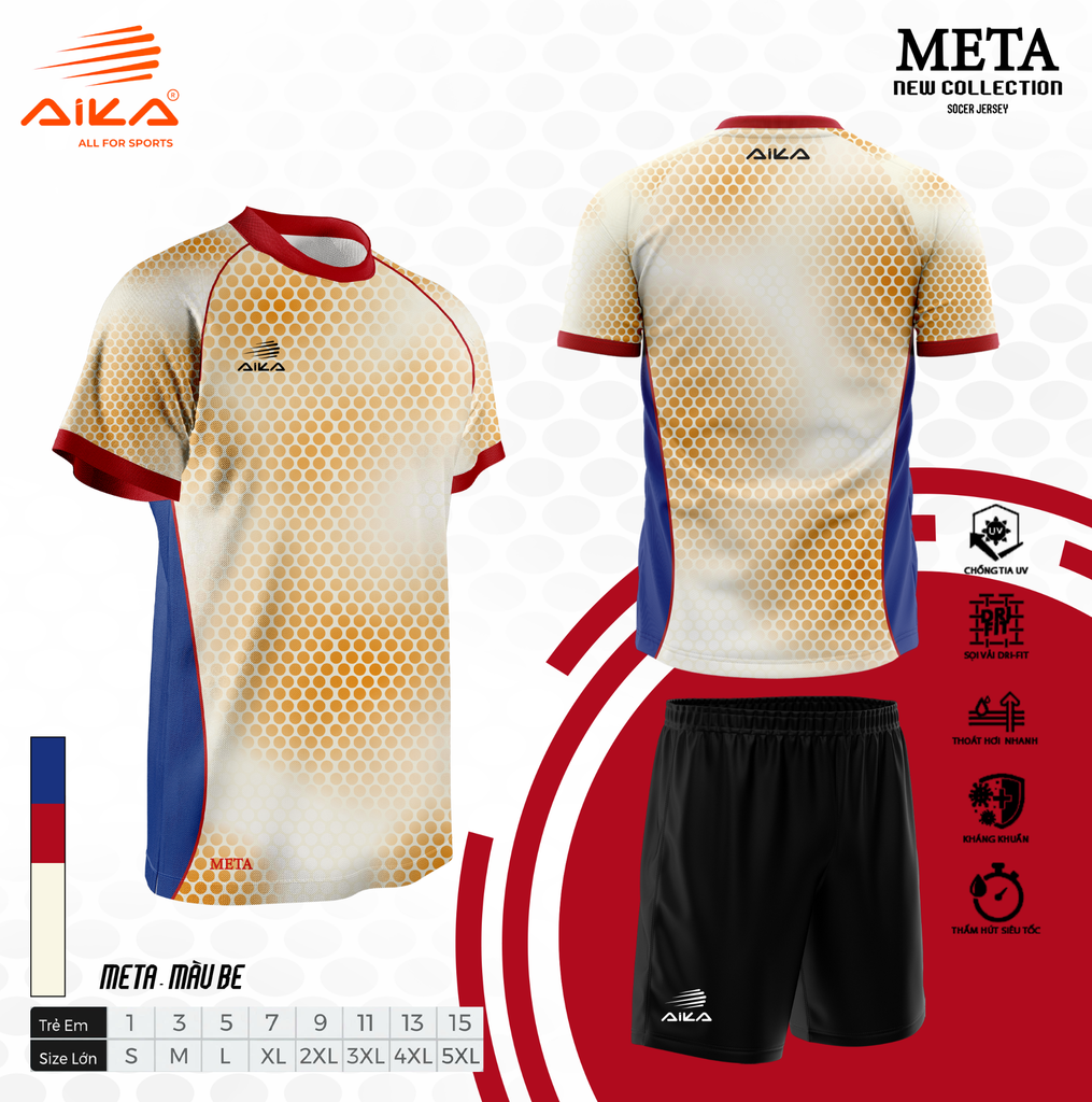 Quần Áo Bóng Đá Aika Siêu Tốc 28  - META