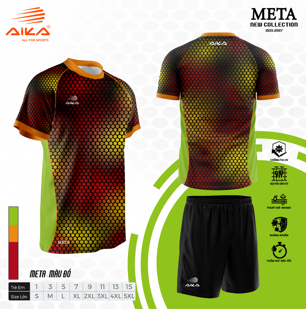 Quần Áo Bóng Đá Aika Siêu Tốc 28  - META