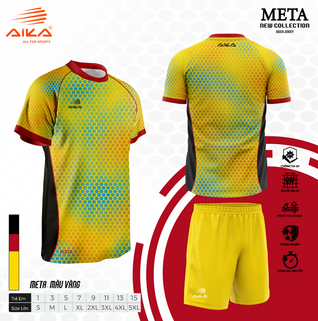 Quần Áo Bóng Đá Aika Siêu Tốc 28  - META