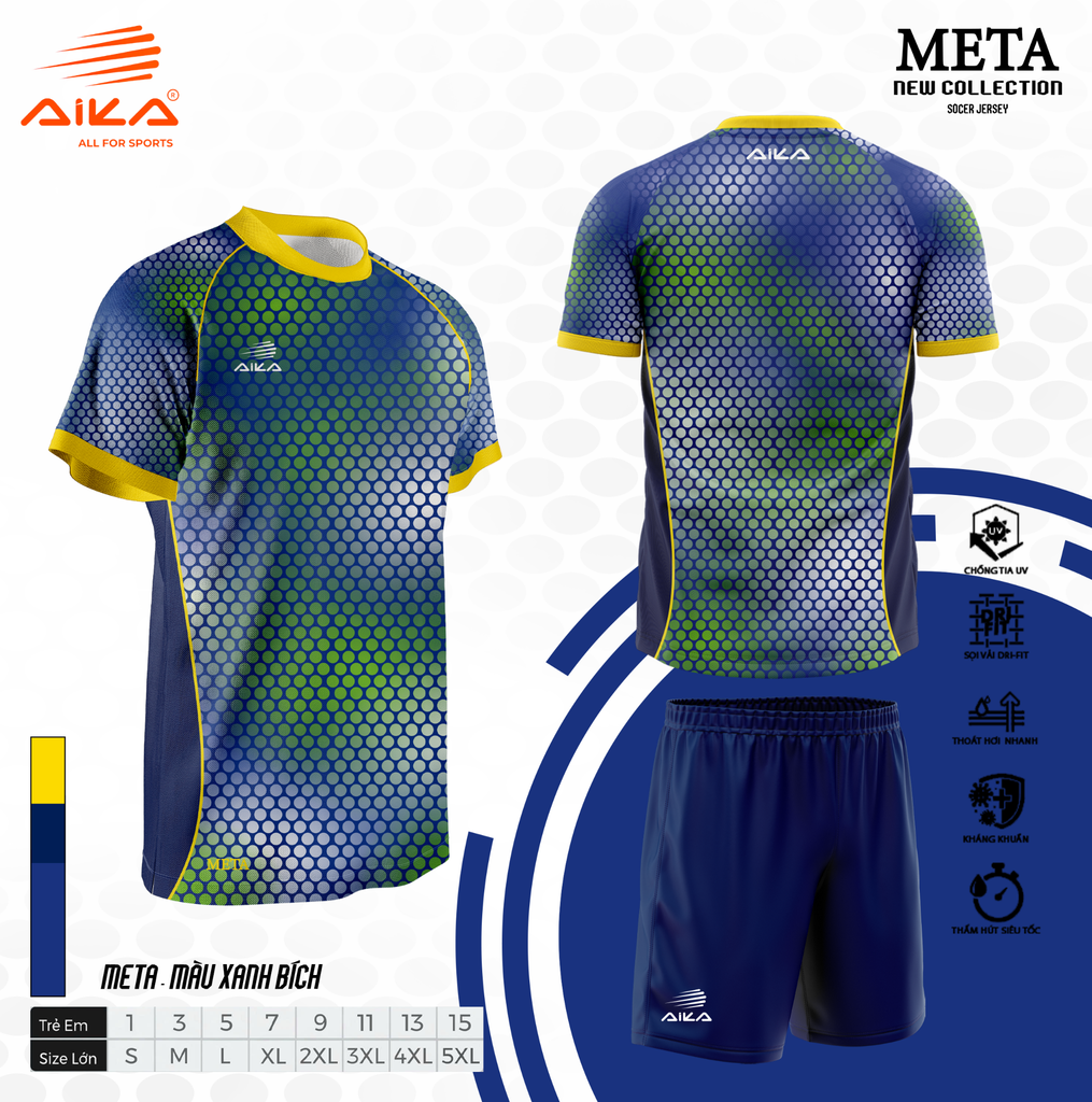Quần Áo Bóng Đá Aika Siêu Tốc 28  - META