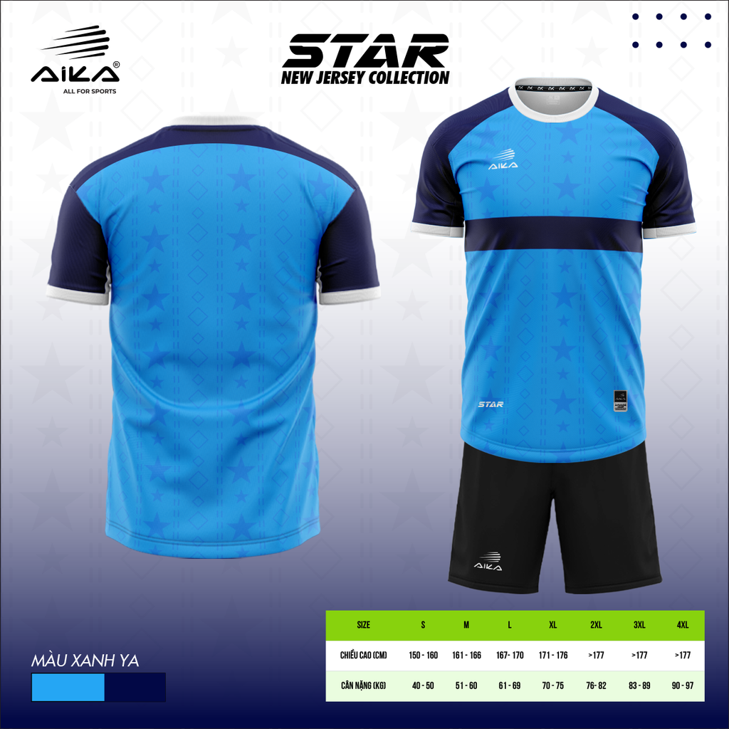 Quần Áo Bóng Đá Aika Siêu Tốc 16 - STAR