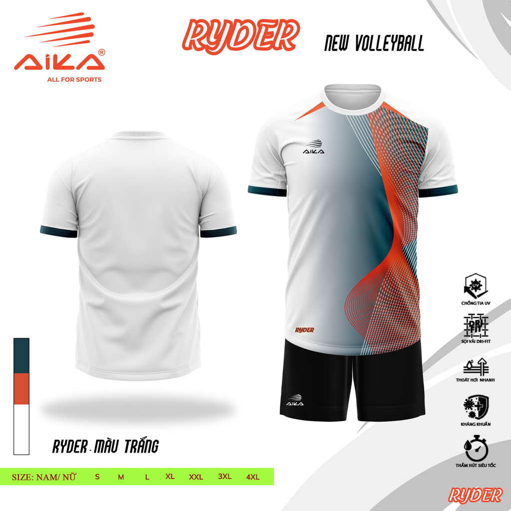 Quần Áo Bóng Chuyền Aika Siêu Tốc 02 - RYDER