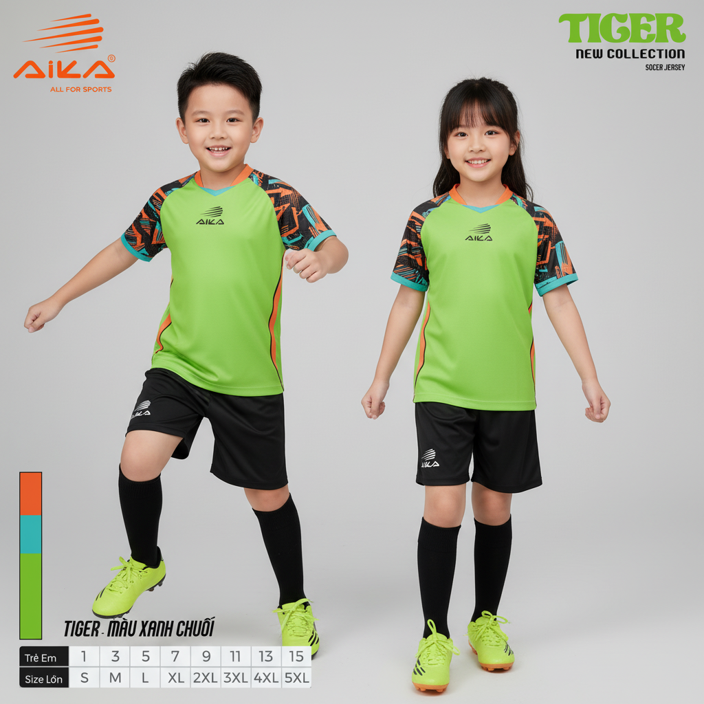 Quần Áo Bóng Đá Aika Siêu Tốc 23 - TIGER