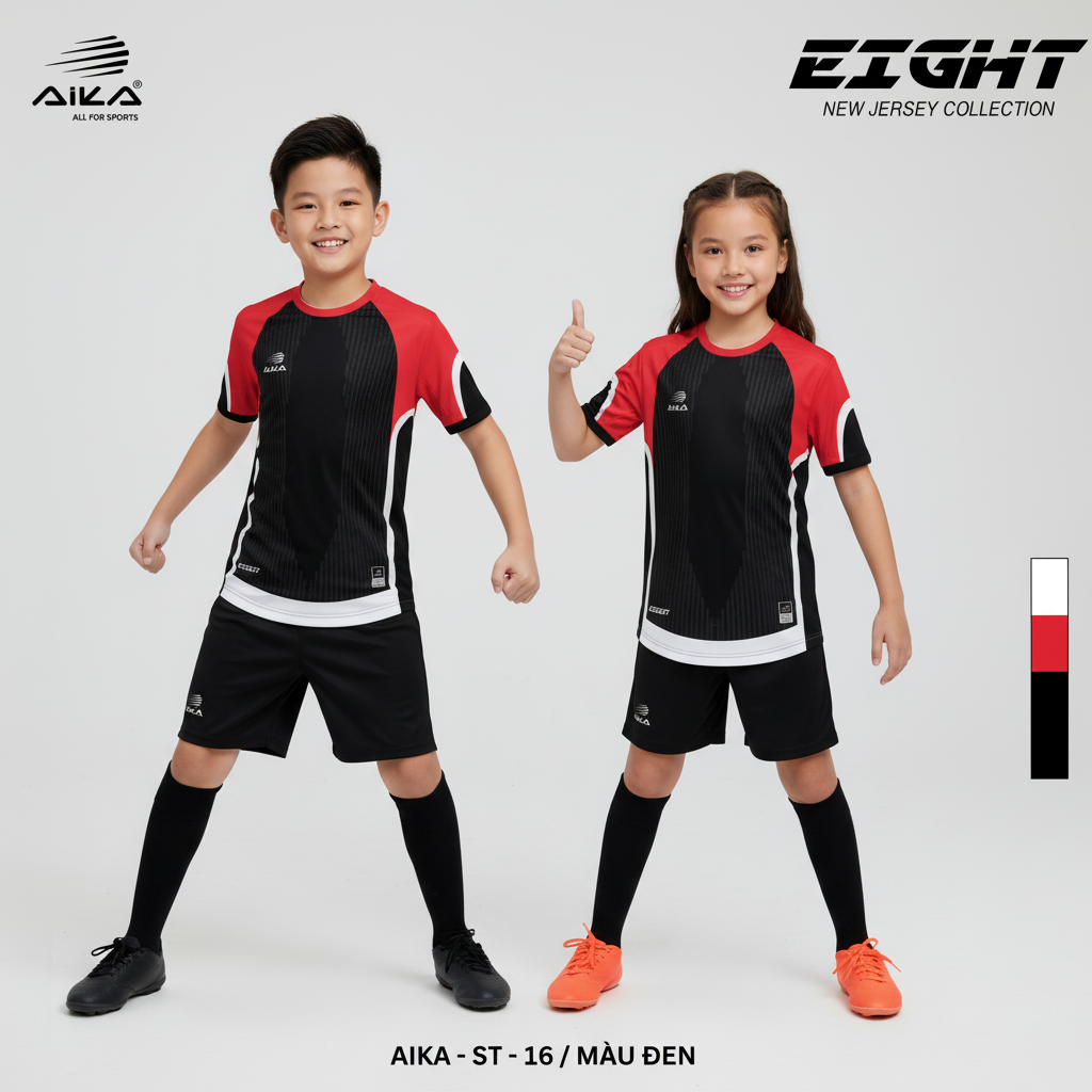 Quần Áo Bóng Đá Aika Siêu Tốc 09 - EIGHT